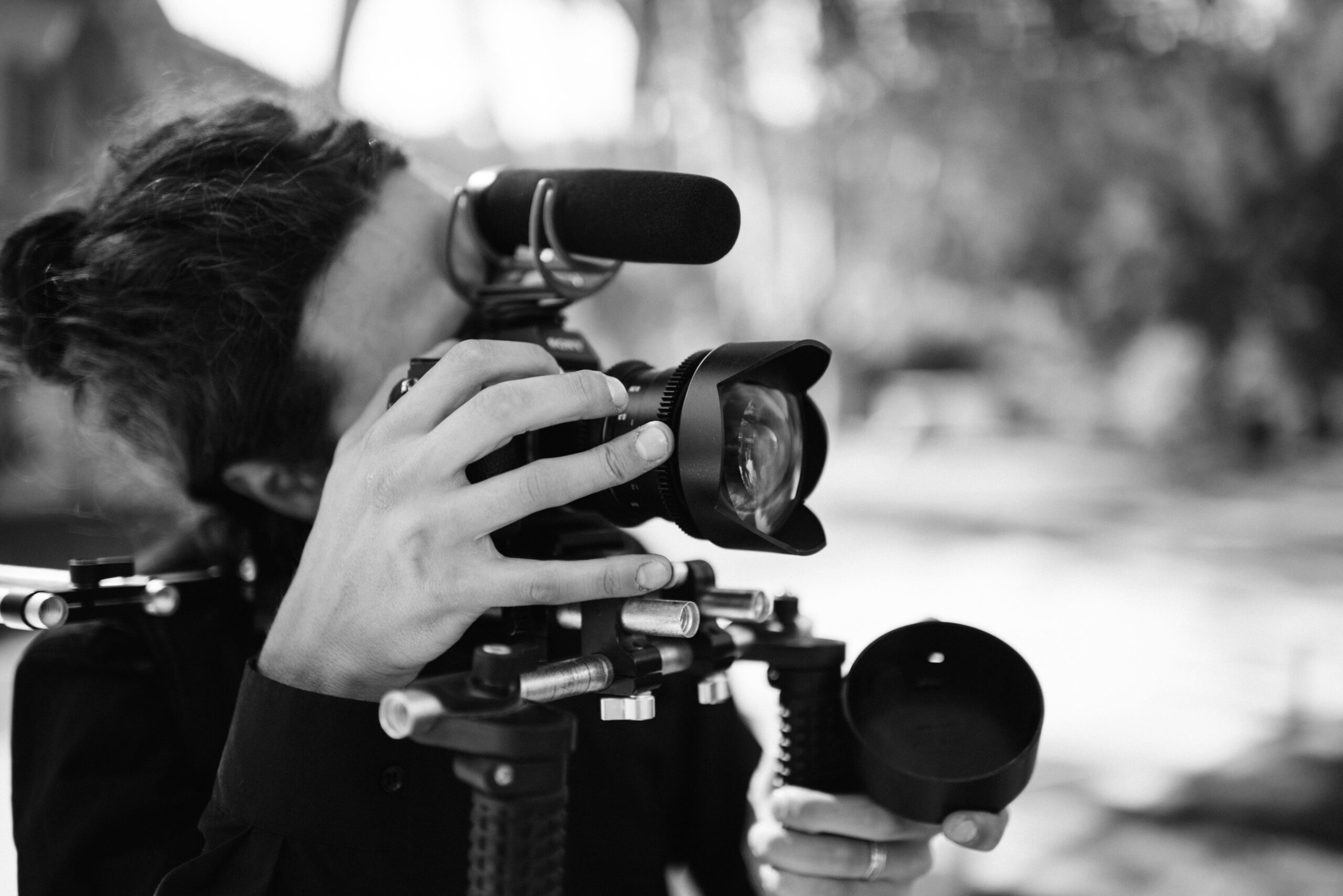 Cadreur Mocas Prod filmant un tournage vidéo d’entreprise